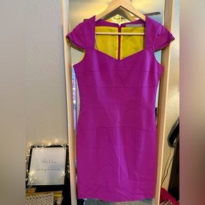 MARC NEW YORK ANDREW MARK size 8 purple Dress Women’s ladies work casual dressy